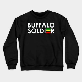 Buffalo Soldier Rasta Colors Crewneck Sweatshirt